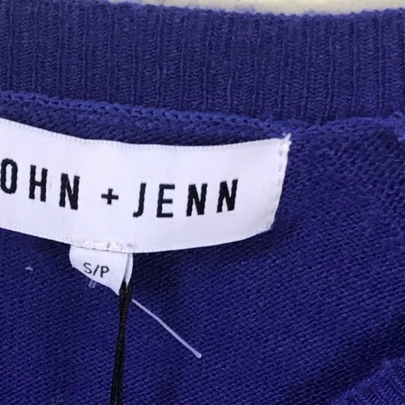 John +Jenn NEW Crew Neck Open Shoulder CutOut Sweater Tunic Top Soft Knit Soft S - Picture 11 of 16